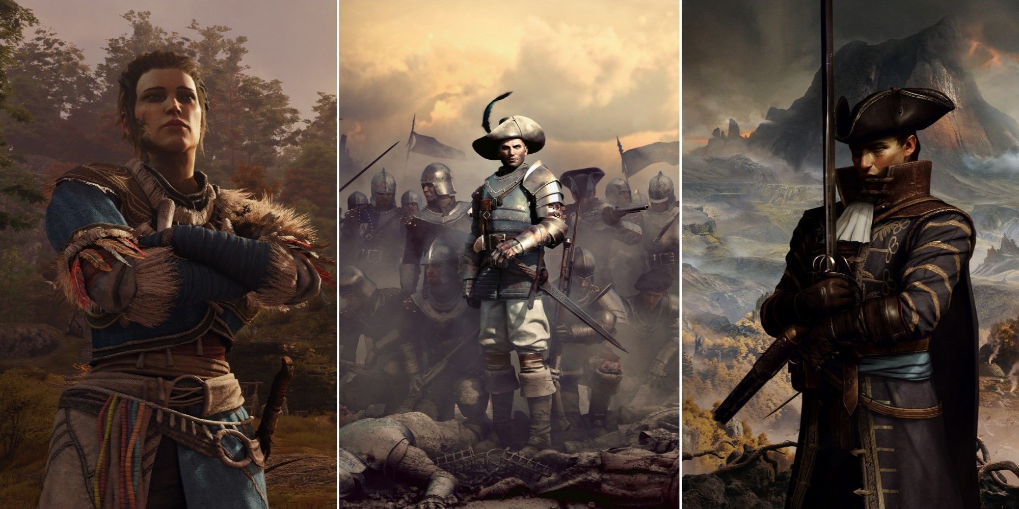 three characaters from Greedfall