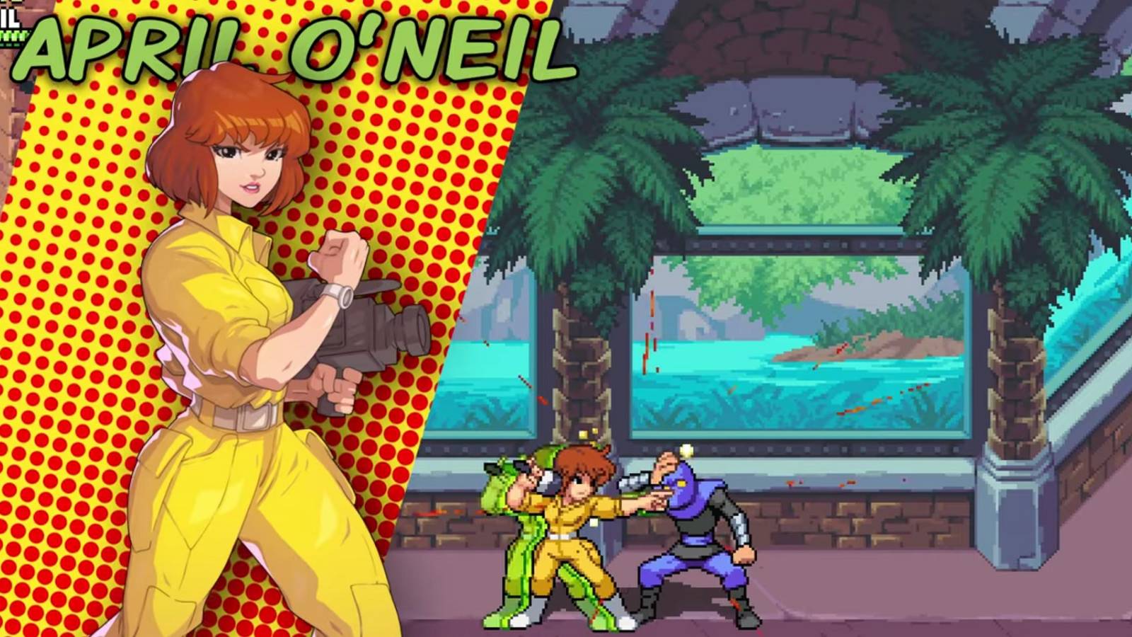 april fighting in shredders revenge