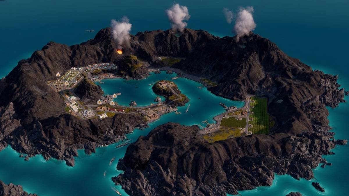 Tropico 6 volcano island