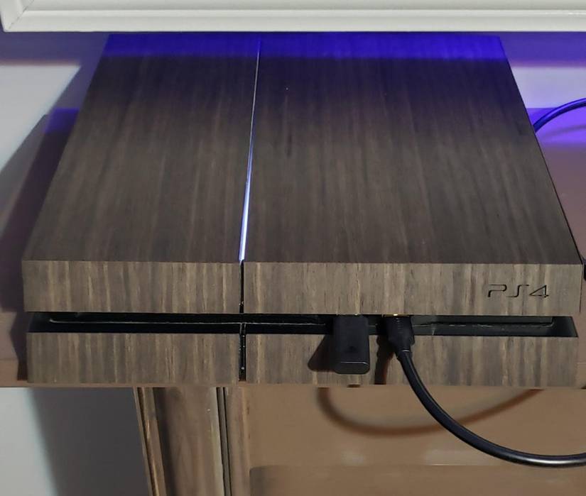 fanmade wood playstation 4