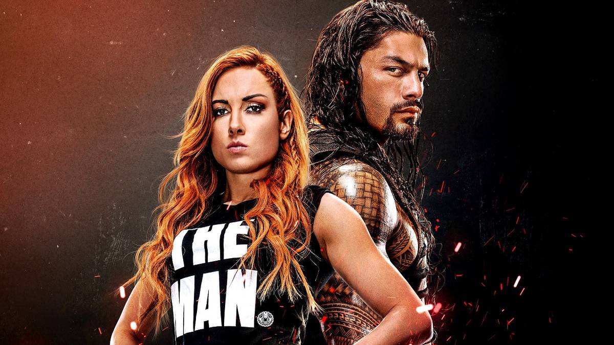 wwe 2k20 roman reigns and becky lynch