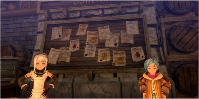 Quests on the bulletin board