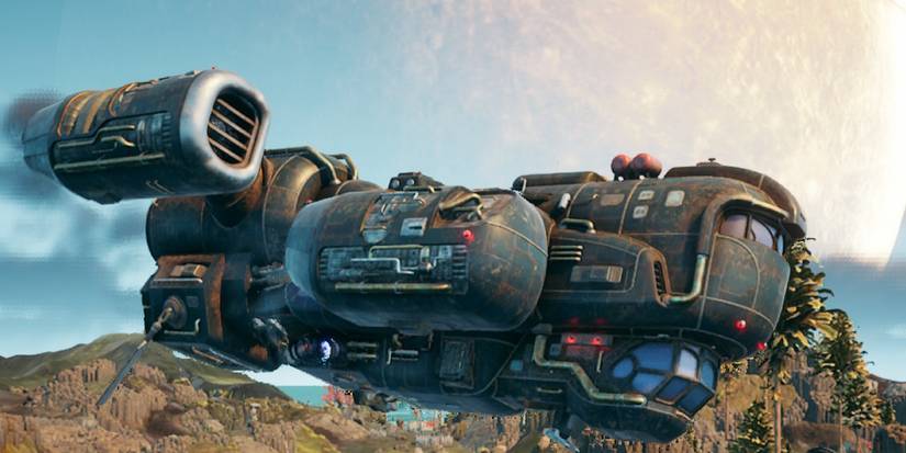 The ship from The Outer Worlds