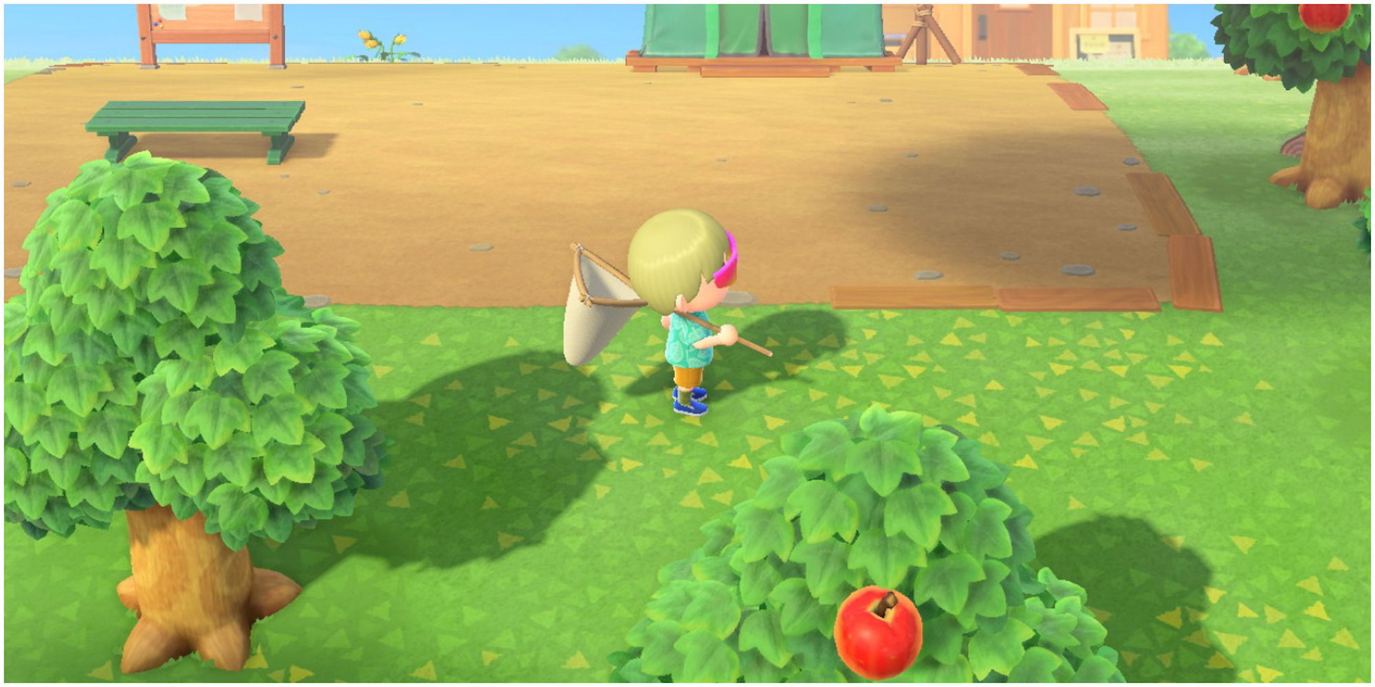 Exploring the world in Animal Crossing: New Horizons 