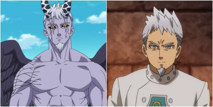 Hendrickson demon form human form Seven Deadly Sins anime