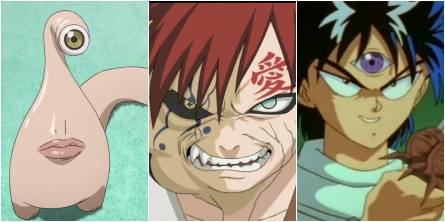 Migi Parasyte Gaara Naruto Hiei Yu Yu Hakusho