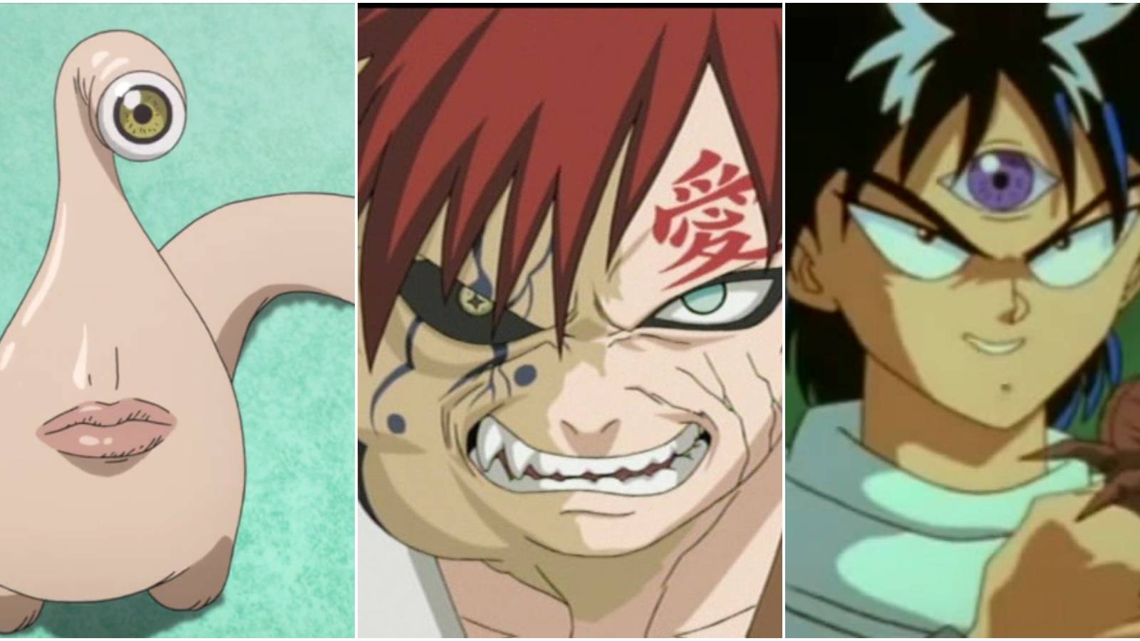 Migi Parasyte Gaara Naruto Hiei Yu Yu Hakusho