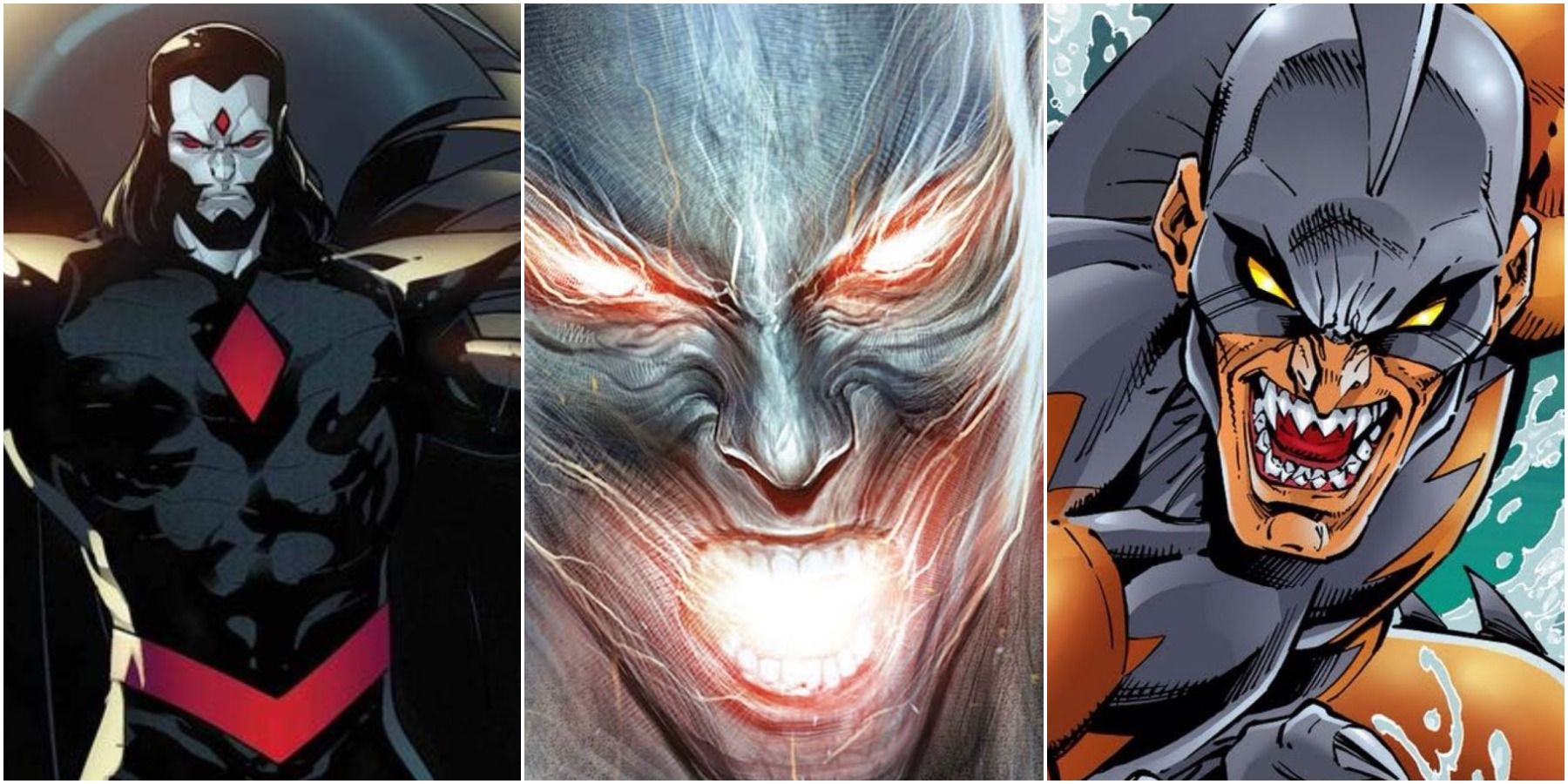 Marvel villains Dr. Sinister Proteus Tiger Shark