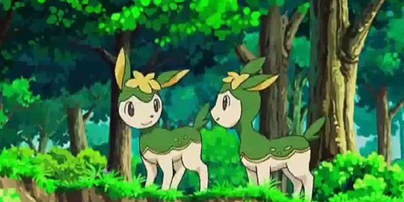 2 deerling summer form in pokemon anime