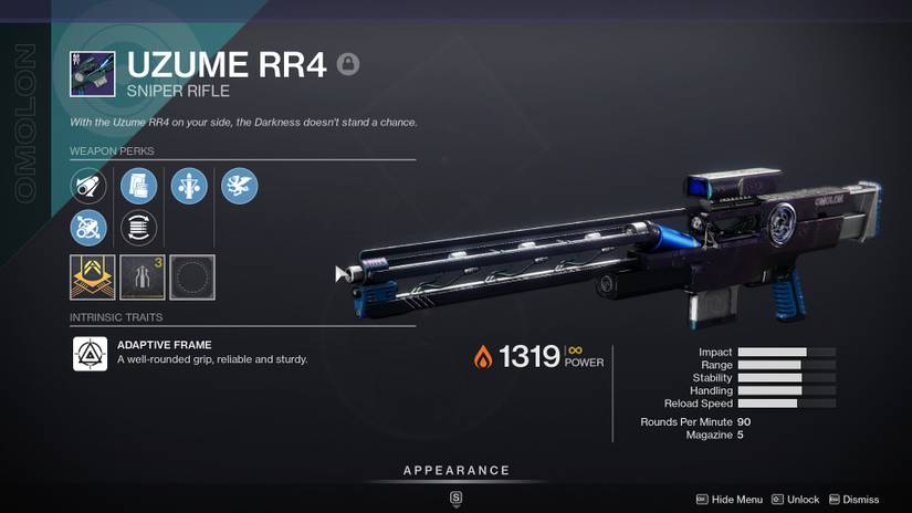 destiny 2 nightfall how to get uzume rr4 plug one.1