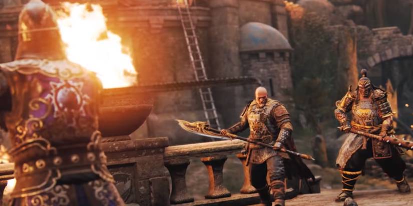 A Gryphon approaching an opponent with allies