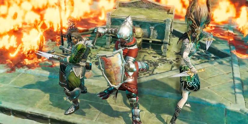 A team of characters