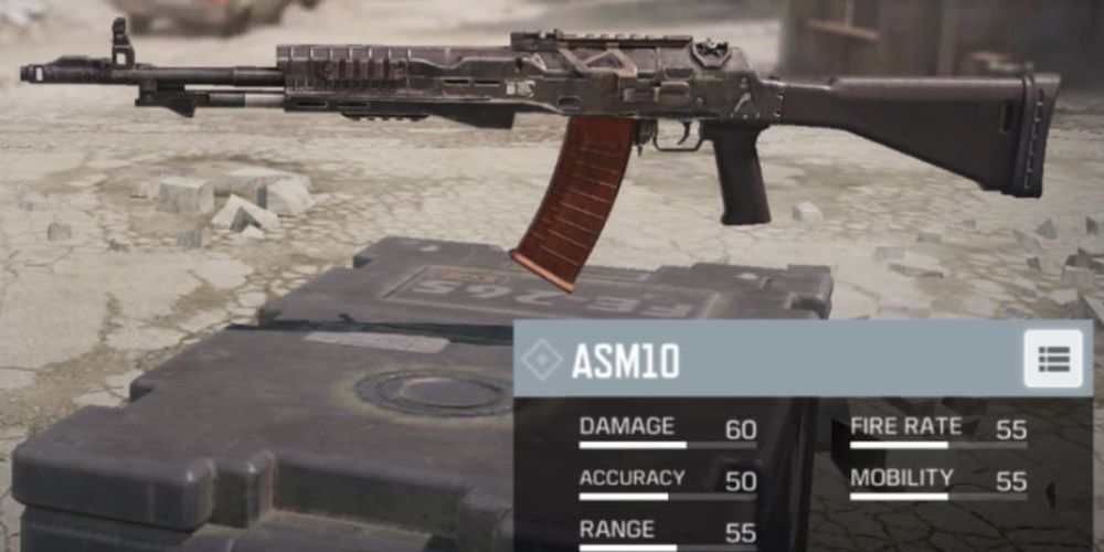 COD Mobile ASM10 Assault Rifle