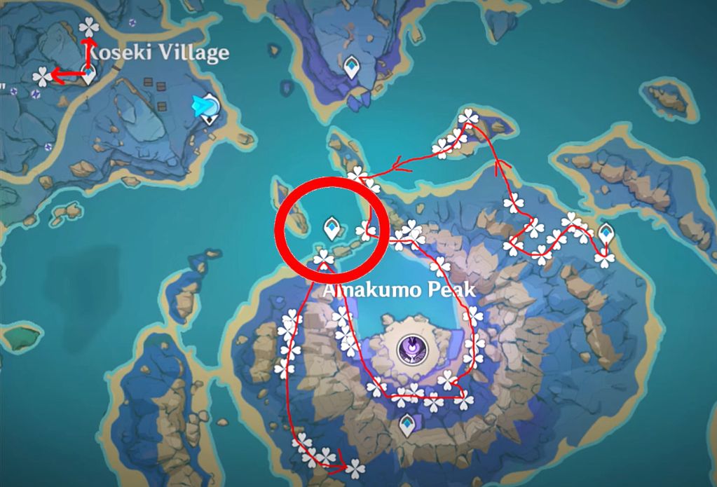 Genshin Impact Amakumo Fruit Locations