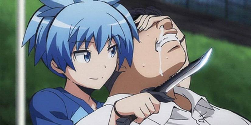 Assassination Classroom Nagisa VS Takaoka 
