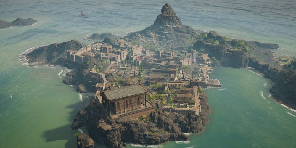 Melos Is The Main City Of The Obsidian Islands In Assassin's Creed Odyssey