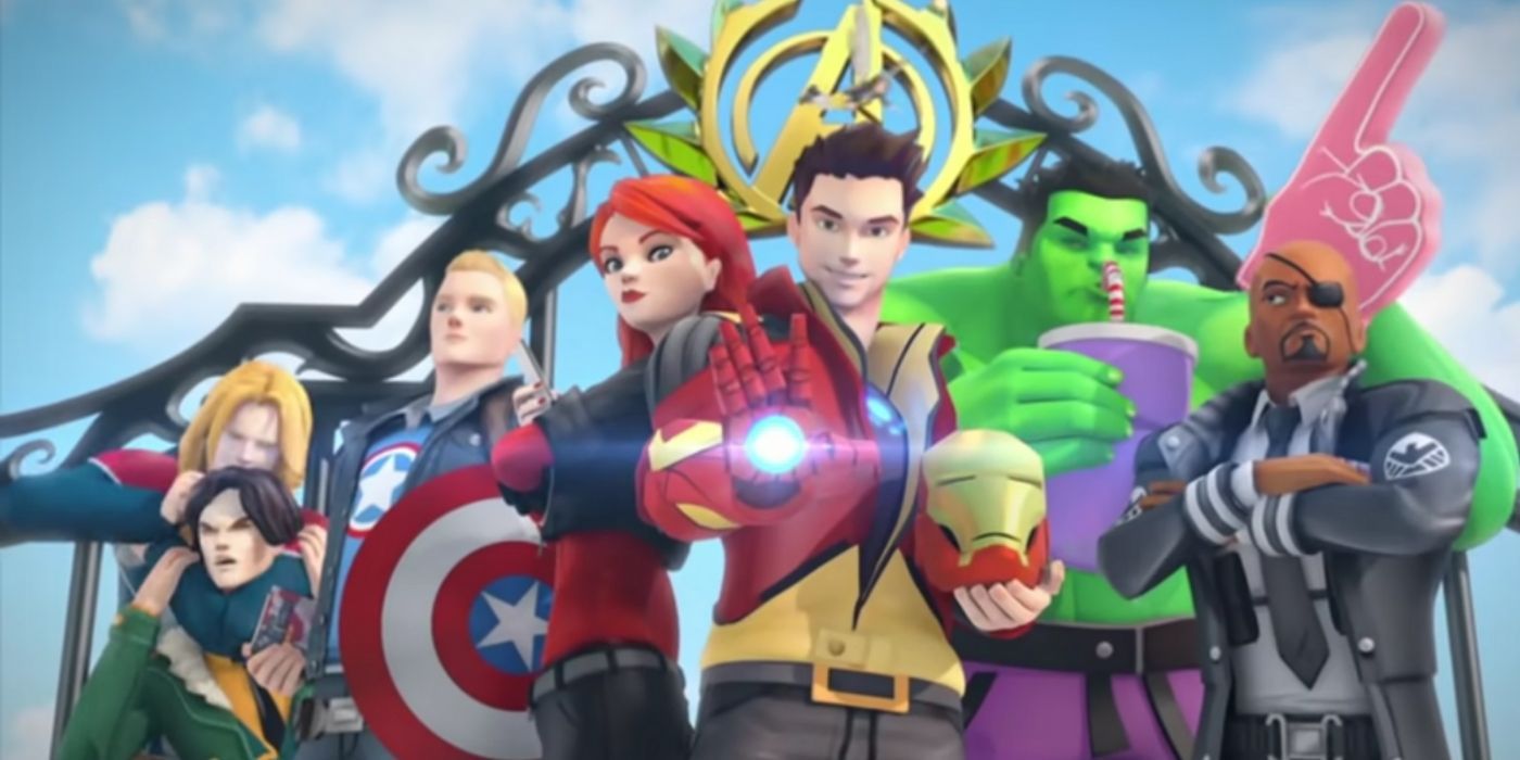 Screenshot from Avengers Academy trailer