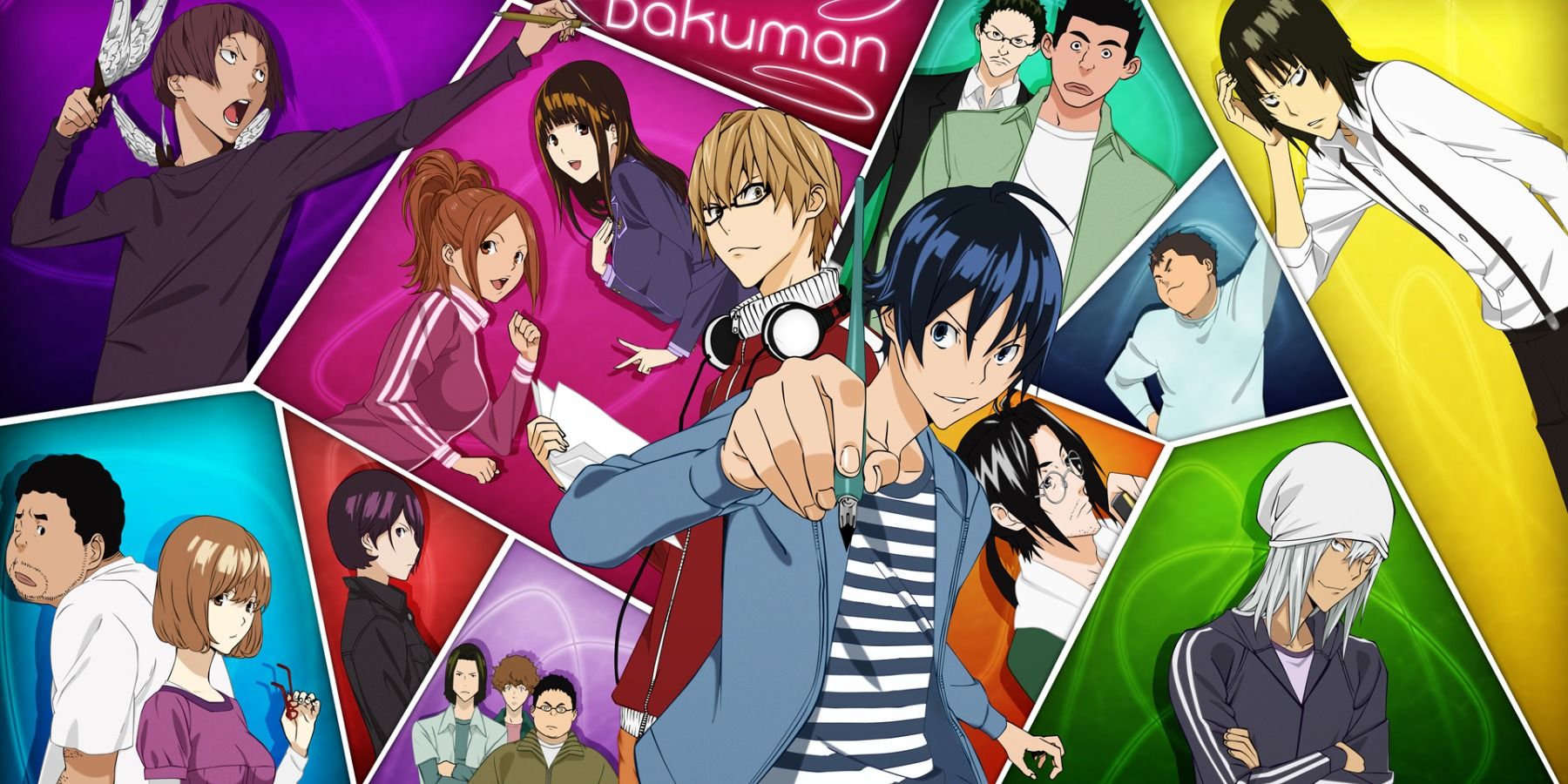 Bakuman anime poster characters