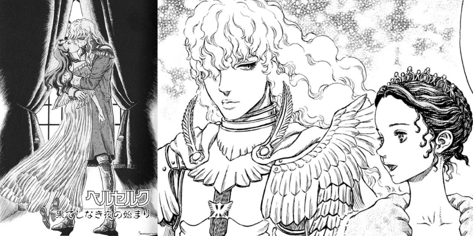 Berserk Griffith And Princess Charlotte Manga Cap