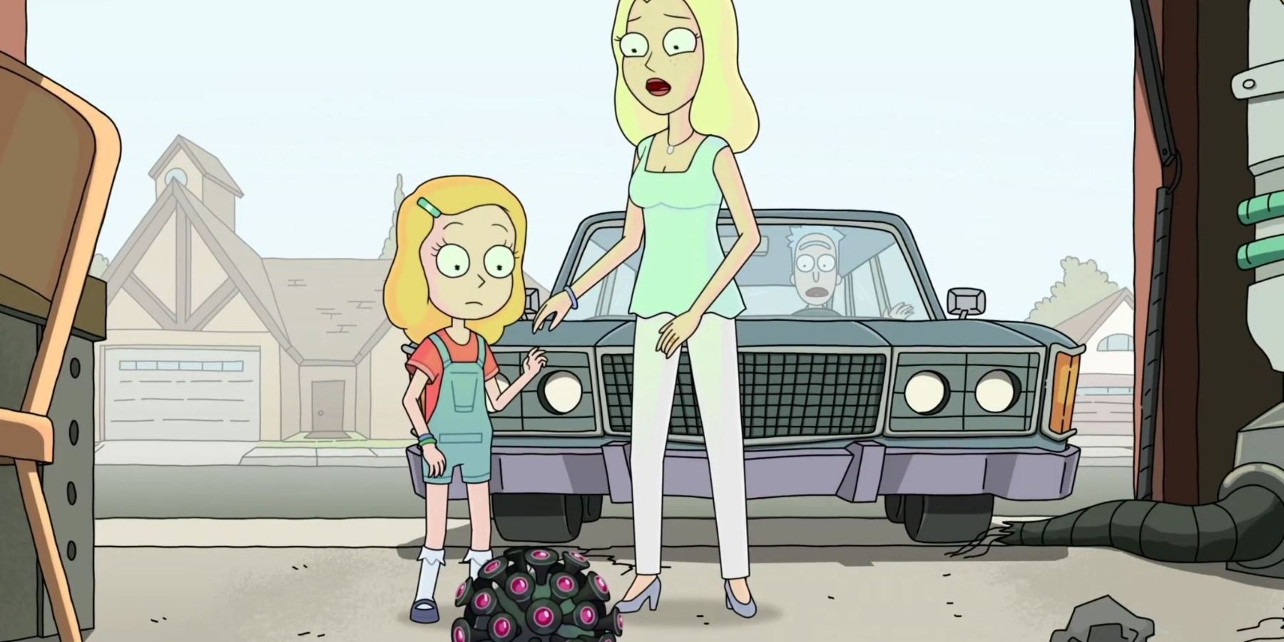 Beth and Diane in Rick and Morty flashback