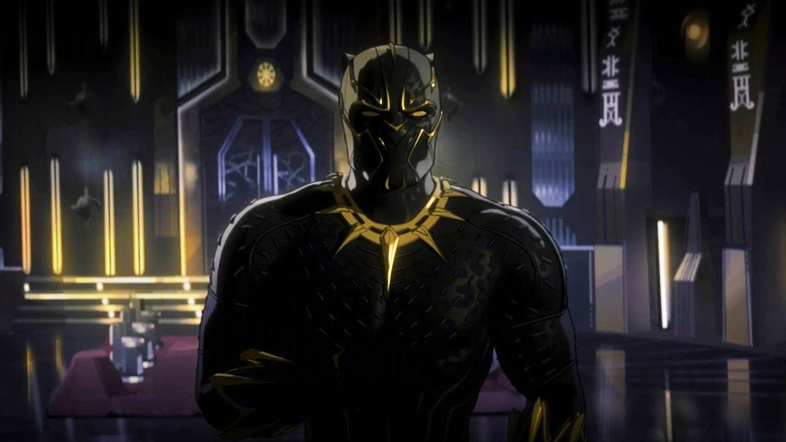 gold Black Panther Killmonger in What If...?