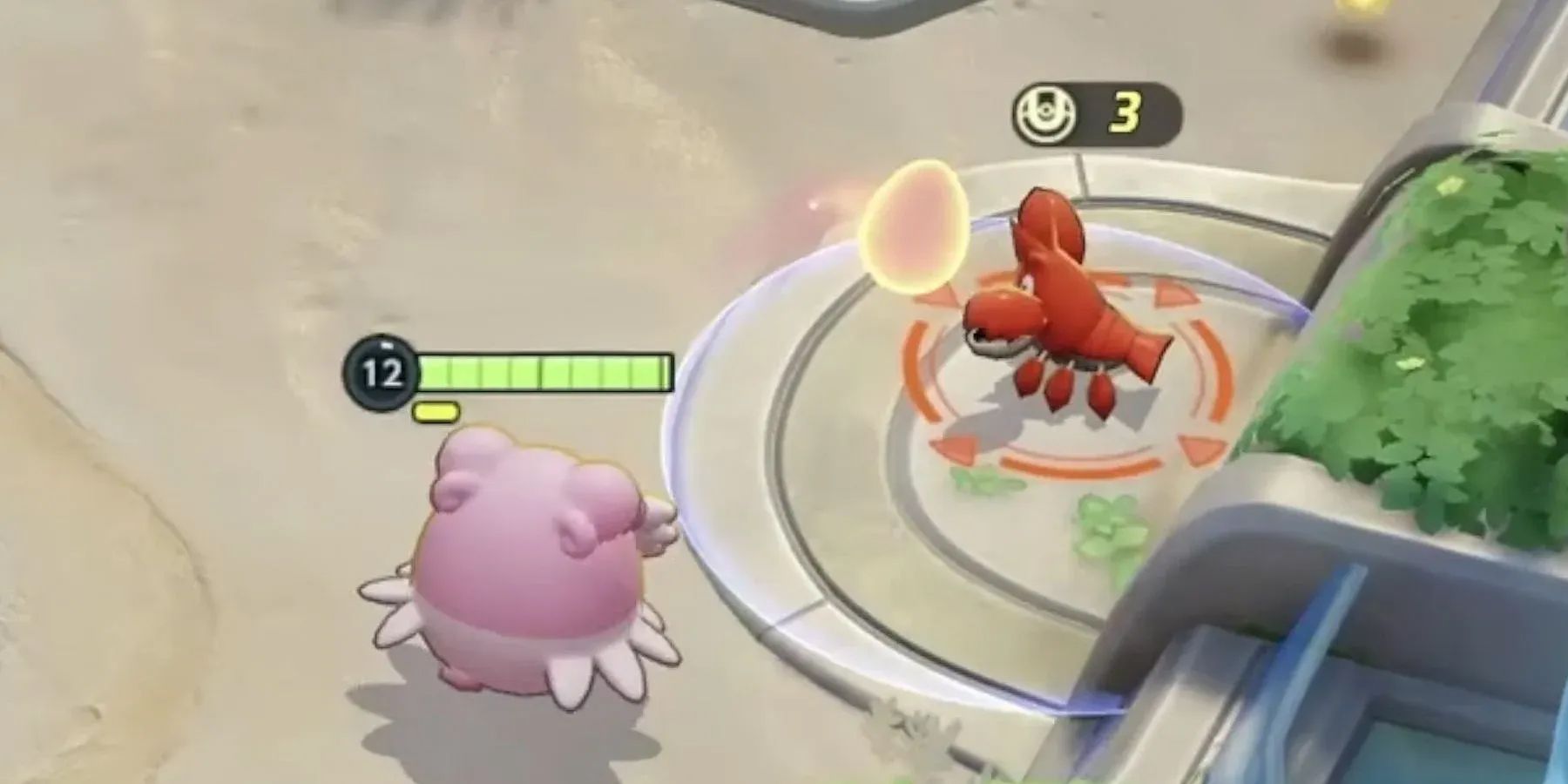 Blissey attempting to farm