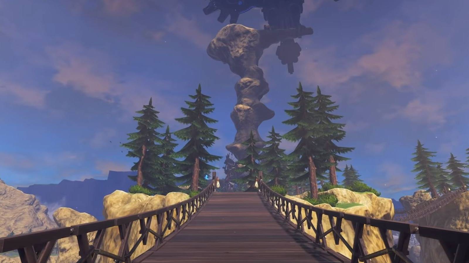 Breath of the Wild first person on bridge