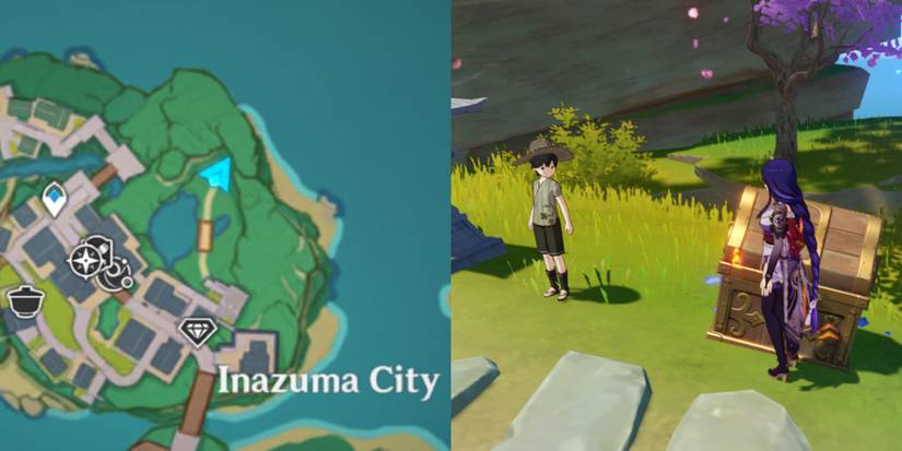 Chouji Location Narukami Island