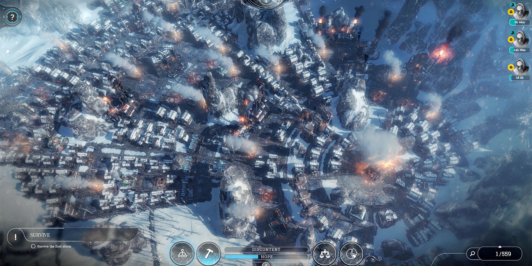 City Builder Games Frostpunk Survival