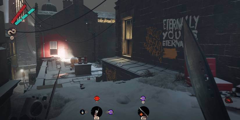 Colt's apartment deathloop night