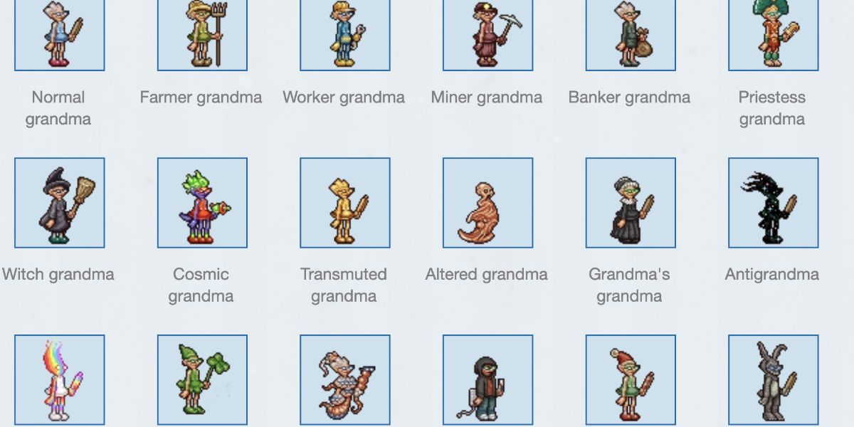 Cookie Clicker Everything You need To Know About Grandmas Apperances Different Versions Upgrades