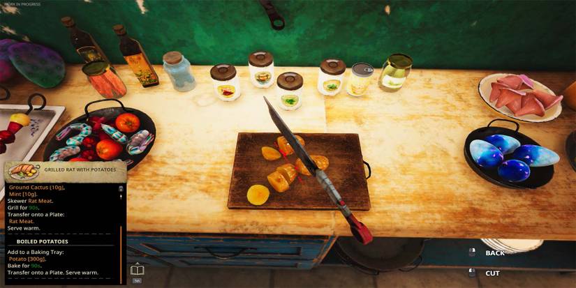 Cooking Simulator Cutting Board Recipe