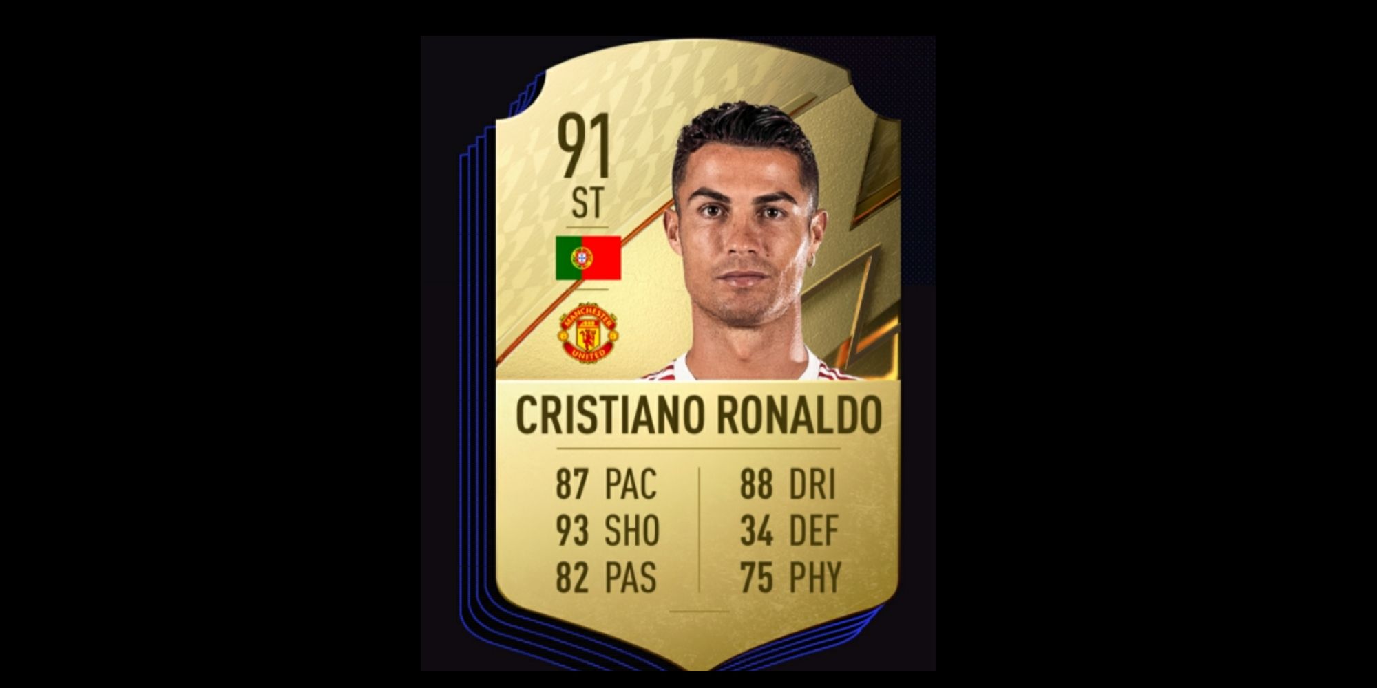 Cristiano Ronaldo card in FIFA 22