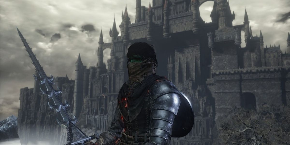 Dark Souls 3 player holding Morion Blade