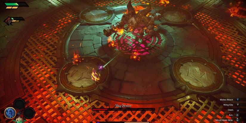 The Slag Daemon Is A Boss From Darksiders: Genesis. 