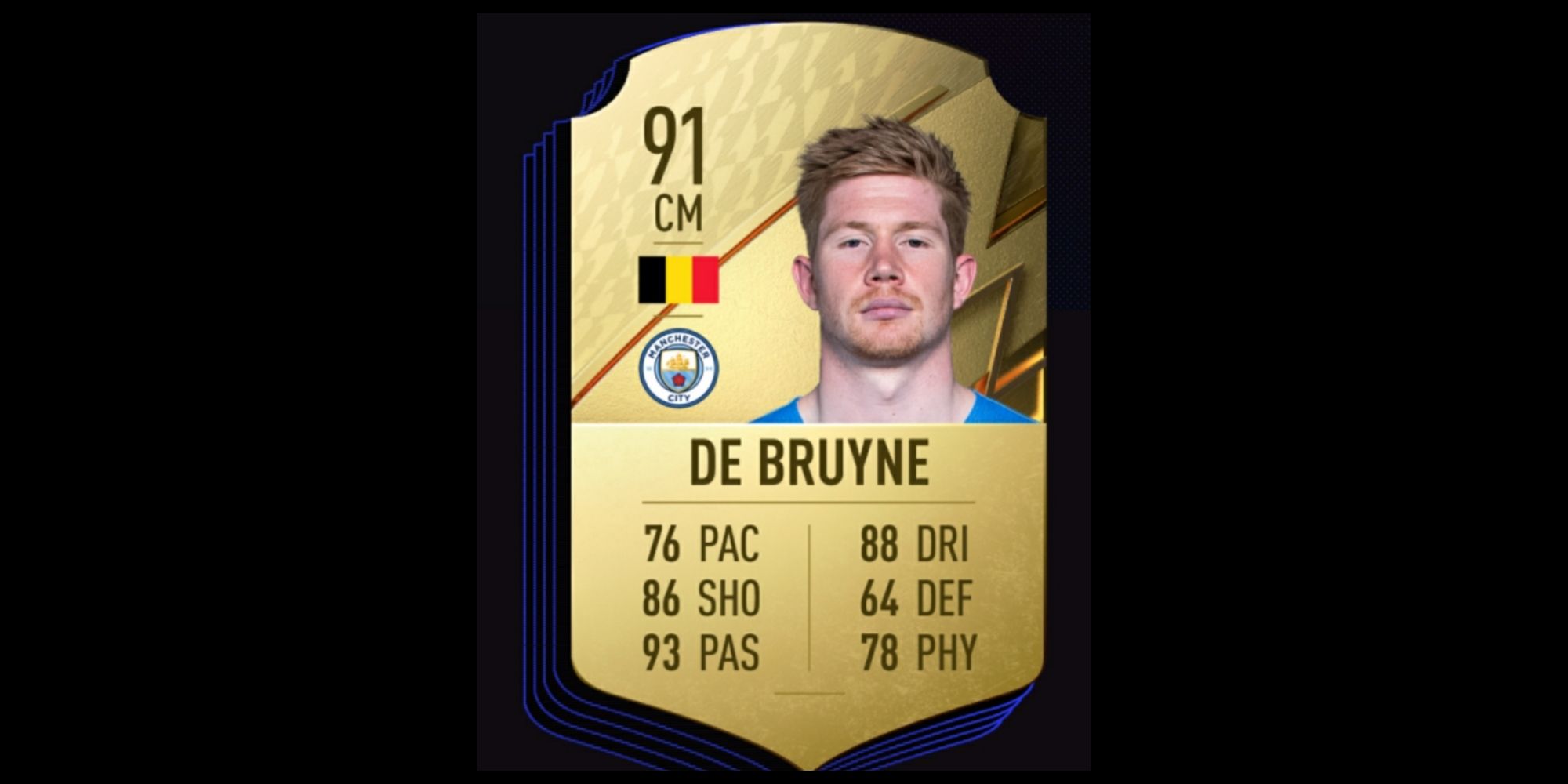 De Bruyne card in FIFA 22