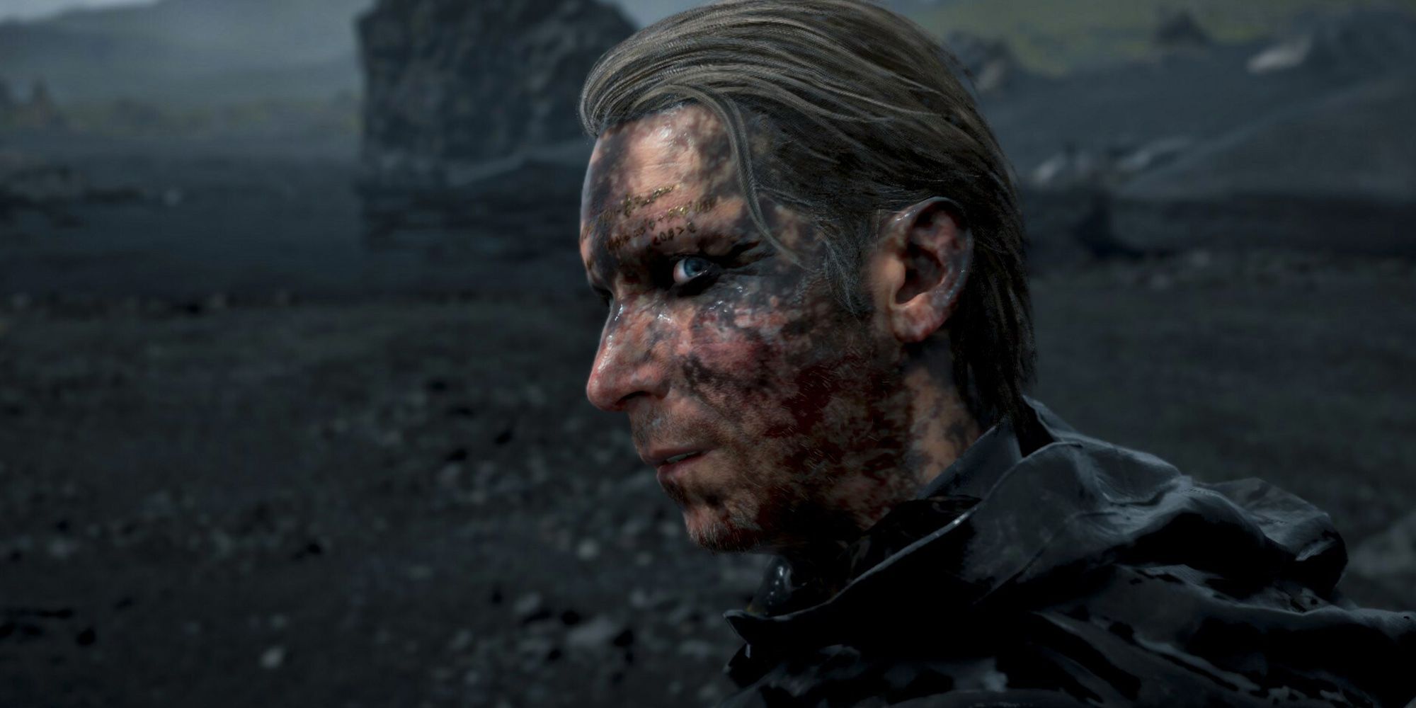 Death Stranding - Higgs Covered In Tar From The BTs