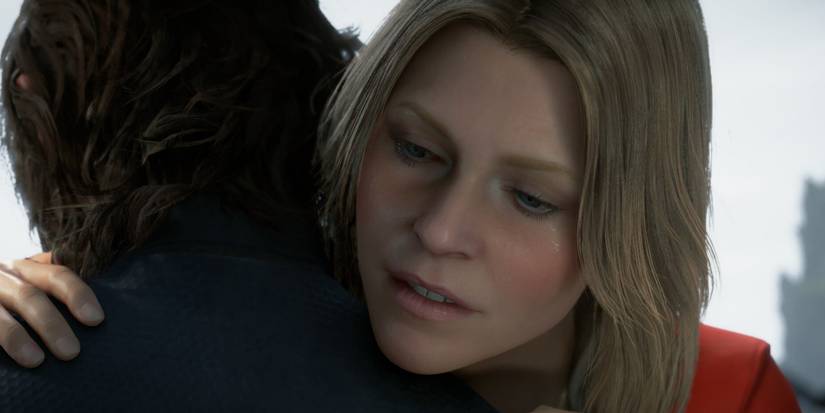 Death Stranding  - Sam And Amelie Hugging