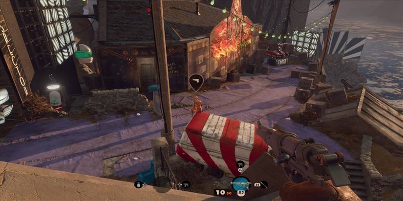 Sneaking up on enemies in Deathloop