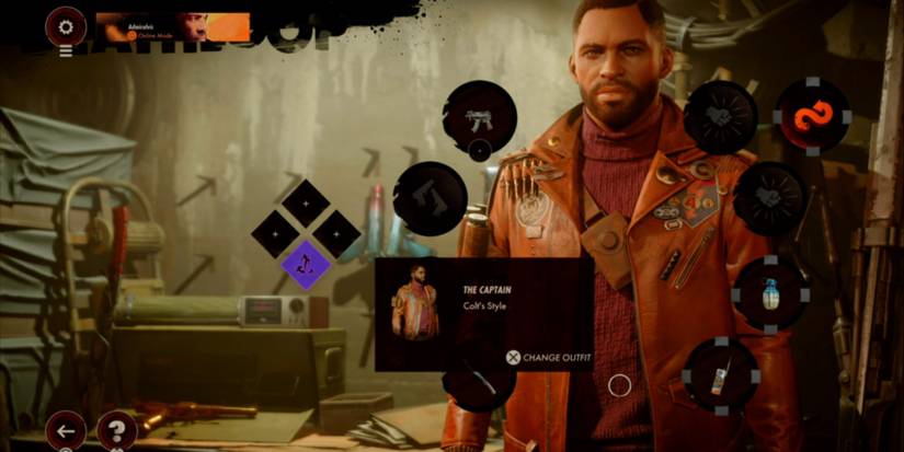 Deathloop Colt Loadout Screen