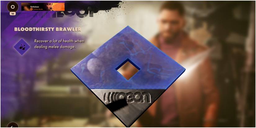 Deathloop Looking At The Details Of The Bloodthirsty Brawler Character Trinket