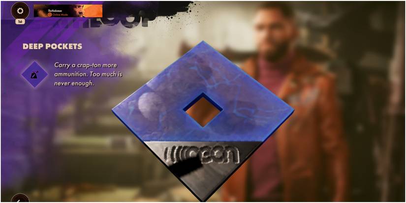 Deathloop Looking At The Details Of The Deep Pockets Character Trinket