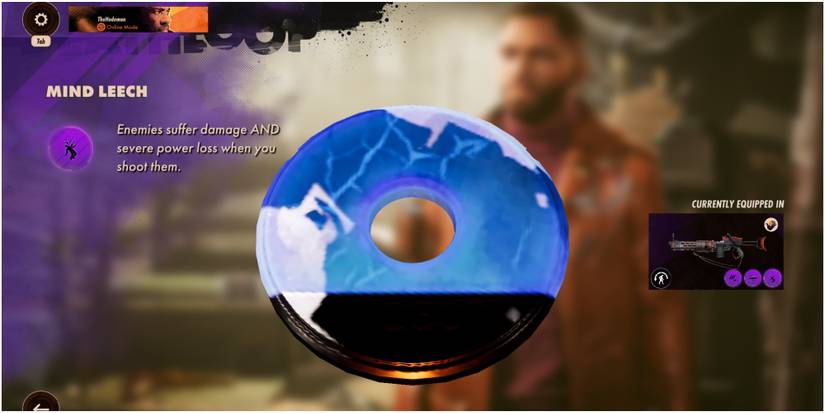 Deathloop Looking At The Details Of The Mind Leech Weapon Trinket