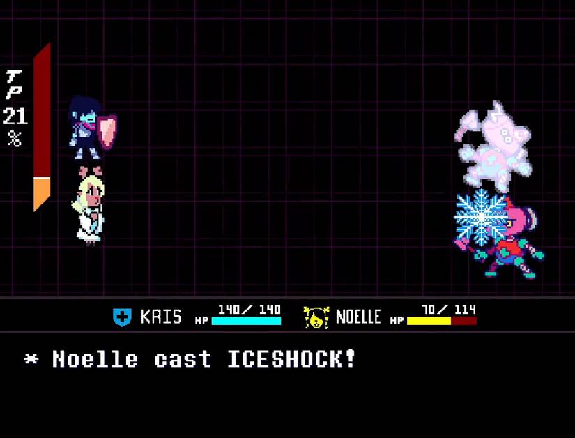 Deltarune Chapter 2 Noelle Ice Magic