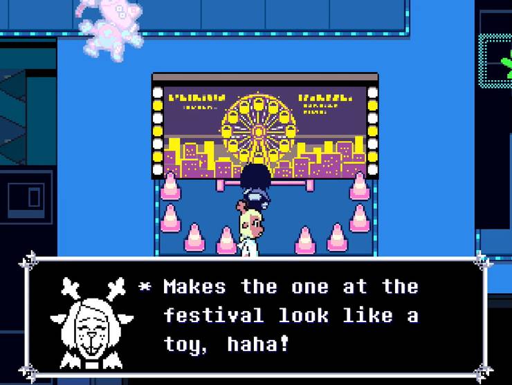 Deltarune Глава 2 Колесо обозрения Снежной Могилы