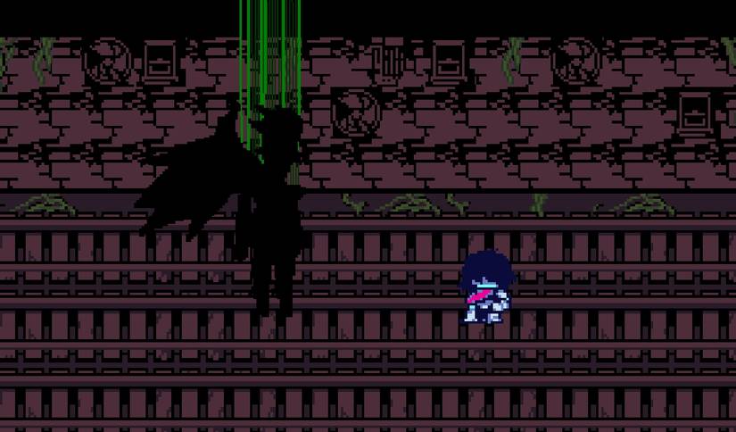 Deltarune Spamton Boss Shadow