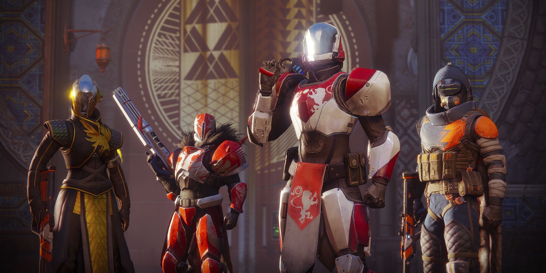 Destiny 2 Guardians With One Holding Sweet Business