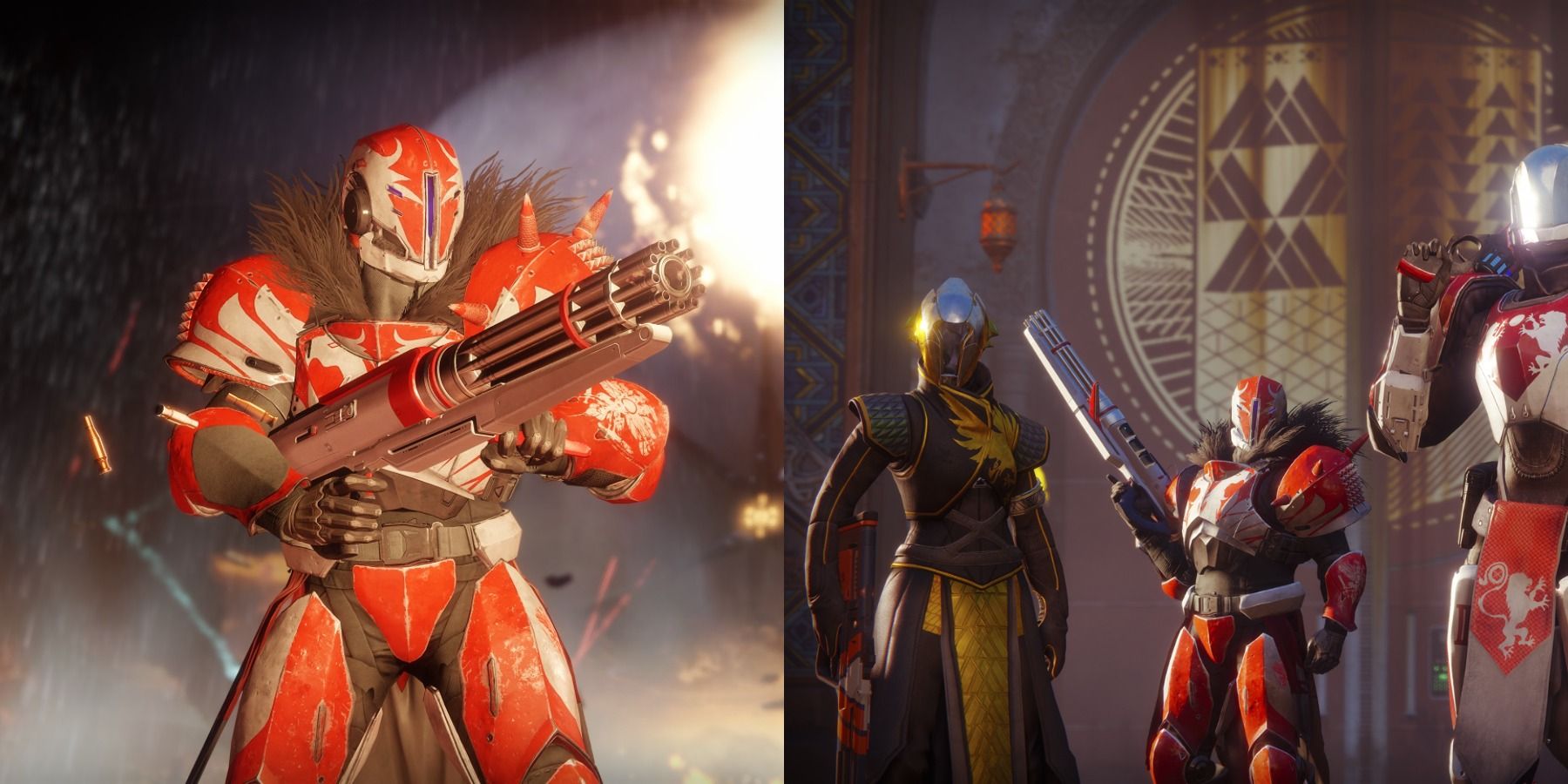 Destiny 2 images of players with the Sweet Business catalyst