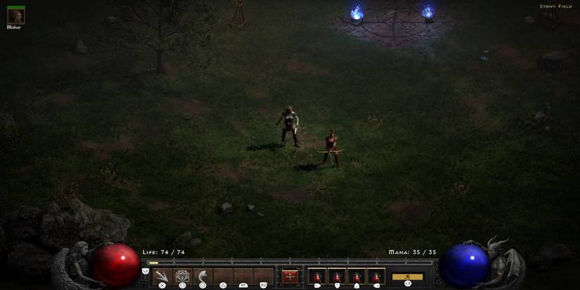 Exploring the world in Diablo 2: Resurrected