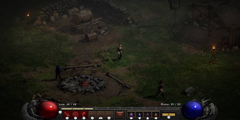 Exploring the world in Diablo 2: Resurrected
